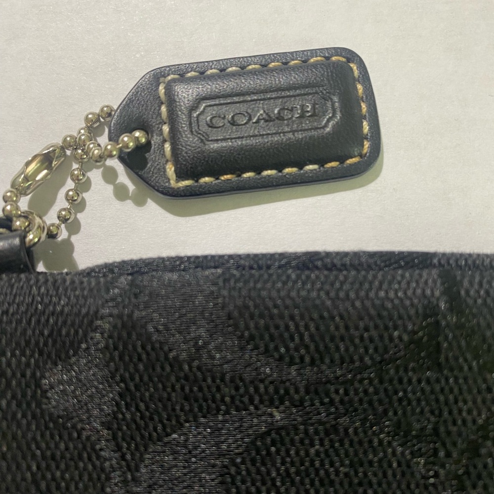 Signature COACH wristlet
